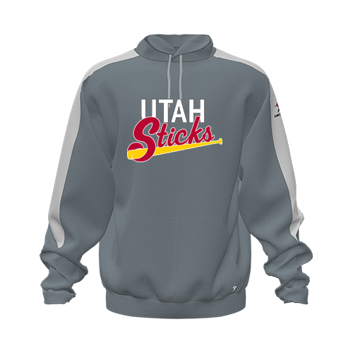 [CUS-DFW-HOOD-FLC-LSL-GRY-YXS-LOGO1] Hoodie (Youth XS, Gray, Logo 1)