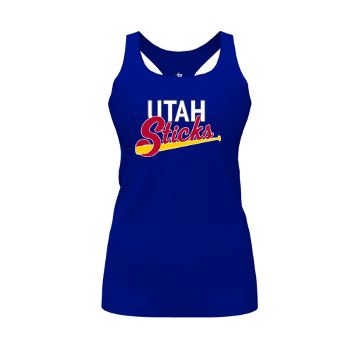 [FT0TRBRY-FYS-LOGO1] Decker Racerback Tank Top (Female Youth S, Royal, Logo 1)