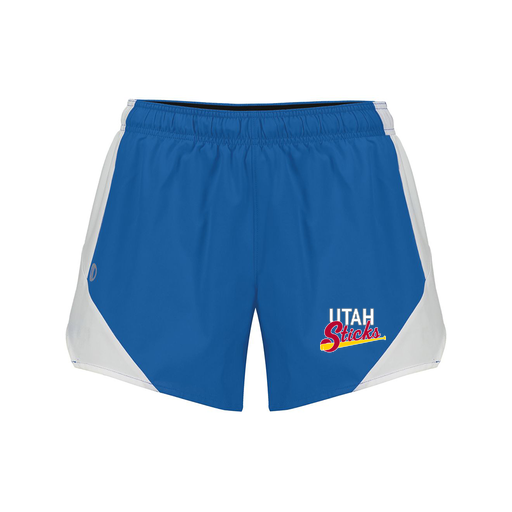 [229489.H02.S-LOGO1] Girls Olympus Shorts (Female Youth S, Royal, Logo 1)