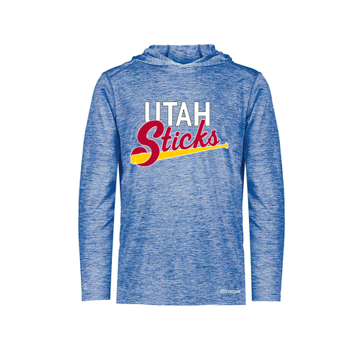 [FOLHCGRY-AS-LOGO1] Decker Men's Charge Hoodie (Adult S, Royal, Logo 1)