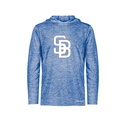 [FOLHCGRY-AS-LOGO2] Decker Men's Charge Hoodie (Adult S, Royal, Logo 2)