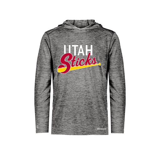 [FOLHCGBK-YS-LOGO1] Decker Youth Charge Hoodie (Youth S, Black, Logo 1)