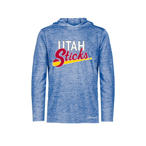 [FOLHCGRY-YS-LOGO1] Decker Youth Charge Hoodie (Youth S, Royal, Logo 1)