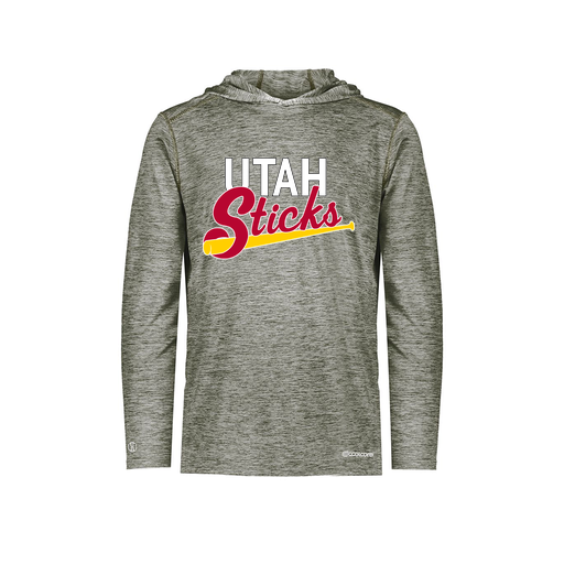 [FOLHCGGY-YS-LOGO1] Decker Youth Charge Hoodie (Youth S, Gray, Logo 1)