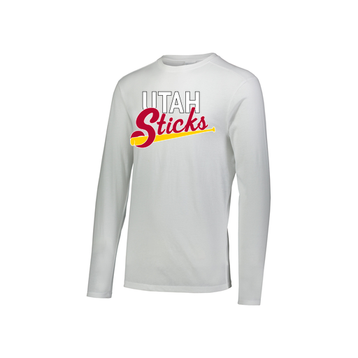 [FTLCUBWH-YS-LOGO1] Decker Youth Tri-Blend T-Shirt - Long Sleeve (Youth S, White, Logo 1)